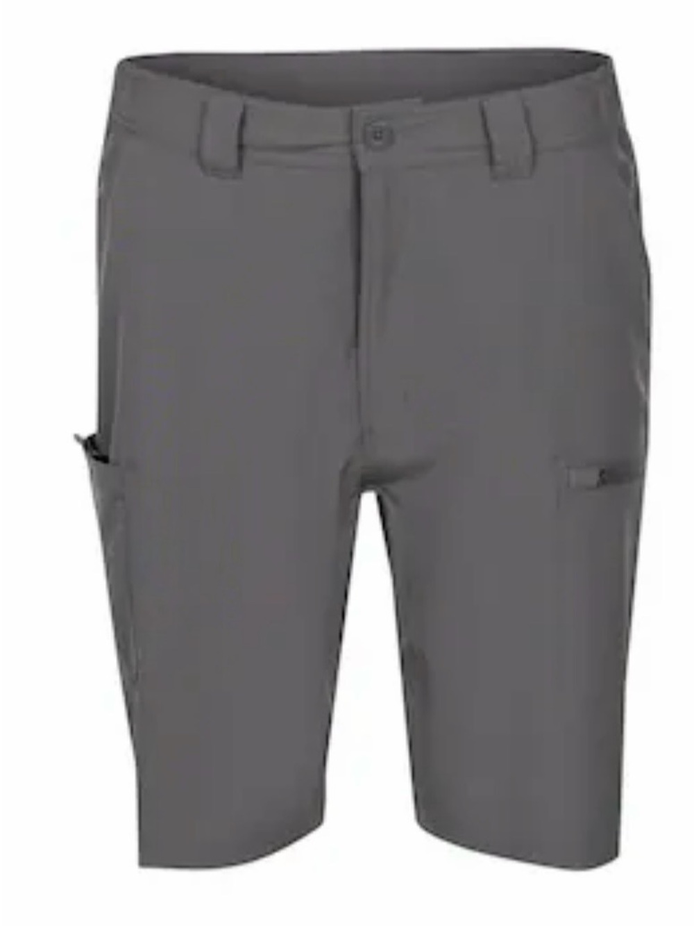 Men's Grey Fintech Stretch Cargo Shorts - Casual Utility